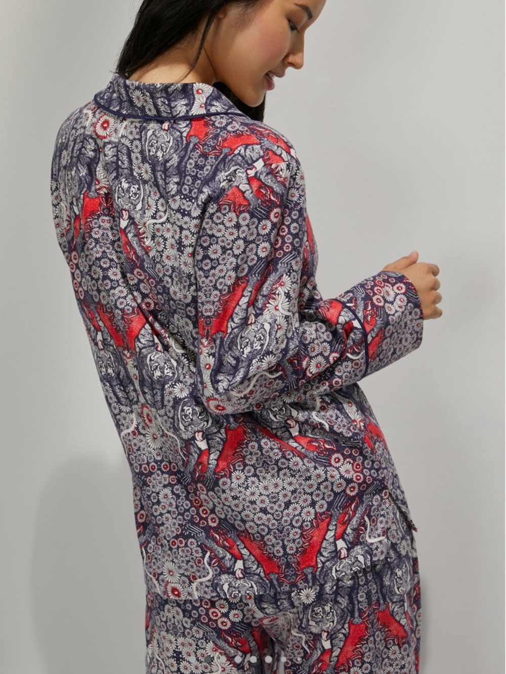 Anthropologie Florence Balducci Menagerie Pajama Set, VGUC - Picture 8 of 10